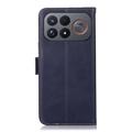 Xiaomi Redmi K100 Pro Max/Poco F9 Ultra Custodia in pelle con RFID - Blu