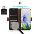 Custodia in pelle a portafoglio Xiaomi Redmi K100 Pro/Poco F9 Pro con RFID - Nera