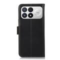 Custodia in pelle a portafoglio Xiaomi Redmi K100 Pro/Poco F9 Pro con RFID - Nera