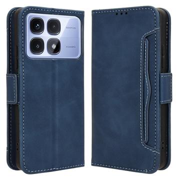 Custodia a Portafoglio Serie Cardholder per Xiaomi Redmi K70 Ultra - Blu