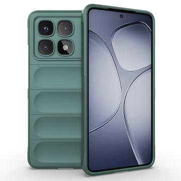 Cover in TPU Serie Rugged per Xiaomi Redmi K70 Ultra - Verde