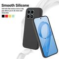 Custodia in silicone liquido con cinghia a mano per Xiaomi Redmi K90 - Nera