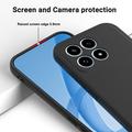 Custodia in silicone liquido con cinghia a mano per Xiaomi Redmi K90 - Nera