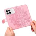 Custodia a portafoglio per Xiaomi Redmi K90/Poco F8 Pro serie Mandala - Rosa