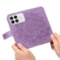 Custodia a portafoglio per Xiaomi Redmi K90/Poco F8 Pro serie Mandala - Viola