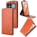 Xiaomi Redmi K90 Pro Max/Poco F8 Ultra Custodia verticale con supporto - Marrone
