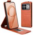 Xiaomi Redmi K90 Pro Max/Poco F8 Ultra Custodia verticale con supporto - Marrone