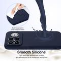 Custodia in silicone liquido per Xiaomi Redmi K90 Pro Max/Poco X8 Ultra - compatibile con MagSafe - Blu Scuro
