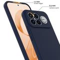 Custodia in silicone liquido per Xiaomi Redmi K90 Pro Max/Poco X8 Ultra - compatibile con MagSafe - Blu Scuro