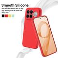 Custodia in silicone liquido con cinghia a mano per Xiaomi Redmi K90 Pro Max/Poco F8 Ultra - Rossa