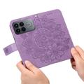 Custodia a portafoglio per Xiaomi Redmi K90 Pro Max/Poco F8 Ultra serie Mandala - Viola