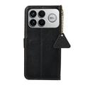 Custodia in pelle a portafoglio Xiaomi Redmi K90 Pro Max/Poco F8 Ultra con RFID - Nera
