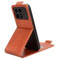 Xiaomi Redmi K90/Poco F8 Pro Custodia verticale con supporto - Marrone