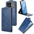 Xiaomi Redmi K90/Poco F8 Pro Custodia verticale con supporto - Blu scuro