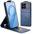 Xiaomi Redmi K90/Poco F8 Pro Custodia verticale con supporto - Blu scuro