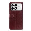 Xiaomi Redmi K90/Poco F8 Pro Custodia a portafoglio con supporto - Marrone