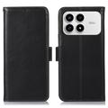 Custodia in pelle a portafoglio Xiaomi Redmi K90/Poco F8 Pro con RFID - Nera