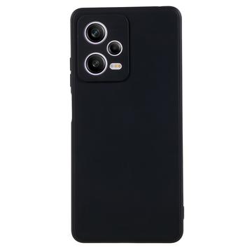 Custodia in TPU Opaca Anti-Impronte per Xiaomi Redmi Note 12 Pro - Nera