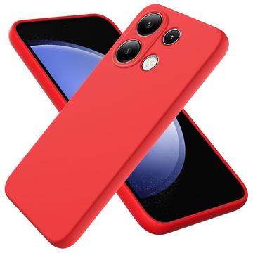 Custodia in Silicone Liquido per Xiaomi Redmi Note 13 Pro 4G/Poco M6 Pro - Rossa