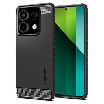 Custodia in TPU Xiaomi Redmi Note 13 Pro/Poco X6 Spigen Rugged Armor - Nera