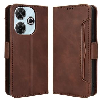 Custodia a Portafoglio Serie Cardholder per Xiaomi Redmi Note 13R/Redmi 13/Poco M6 4G - Marrone