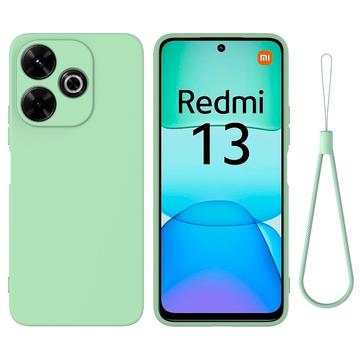 Custodia in Silicone Liquido per Xiaomi Redmi Note 13R/Redmi 13/Poco M6 4G - Verde