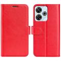 Custodia a portafoglio con chiusura magnetica per Xiaomi Redmi Note 13R/Poco M6 4G/Redmi 13 5G - Rossa