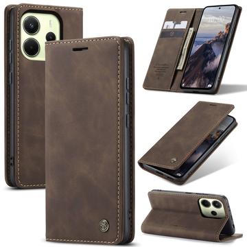 Custodia a Portafoglio Caseme 013 Serie per Xiaomi Redmi Note 14 4G - Color caffé