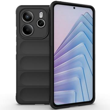Cover in TPU Rugged per Xiaomi Redmi Note 14 5G - Nera
