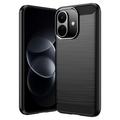 Custodia in TPU spazzolato per Xiaomi Redmi Note 17 Pro - Fibra di Carbonio