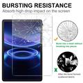 Protezione dello schermo in vetro temperato per Xiaomi Redmi Pad 2 9.7 - 9H - Case Friendly - Trasparente