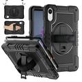 Custodia con Cinturino da Polso Heavy Duty 360 per Xiaomi Redmi Pad 2 - Nera