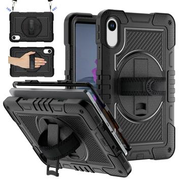 Custodia con Cinturino da Polso Heavy Duty 360 per Xiaomi Redmi Pad 2 - Nera