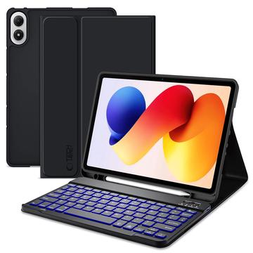 Custodia con tastiera Bluetooth Xiaomi Redmi Pad 2 Pro/Poco Pad M1 Tech-Protect SmartCase - Nera