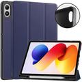 Custodia Smart Folio per Xiaomi Redmi Pad 2 Pro/Poco Pad M1 serie Tri-Fold - Blu scuro