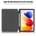 Custodia Smart Folio serie Tri-Fold per Xiaomi Redmi Pad 2 Pro/Poco Pad M1 - Oro rosa