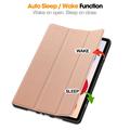 Custodia Smart Folio serie Tri-Fold per Xiaomi Redmi Pad 2 Pro/Poco Pad M1 - Oro rosa