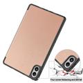 Custodia Smart Folio serie Tri-Fold per Xiaomi Redmi Pad 2 Pro/Poco Pad M1 - Oro rosa