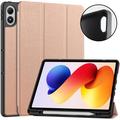 Custodia Smart Folio serie Tri-Fold per Xiaomi Redmi Pad 2 Pro/Poco Pad M1 - Oro rosa