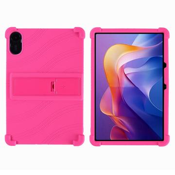 Xiaomi Redmi Pad 2 Custodia in silicone con Kickstand - Rosa caldo