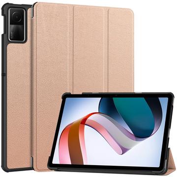 Custodia Smart Folio serie Tri-Fold per Xiaomi Redmi Pad SE - Rosa Oro