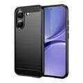 Custodia in TPU spazzolato per Xiaomi Redmi Turbo 5/Poco X8 Pro - Fibra di Carbonio
