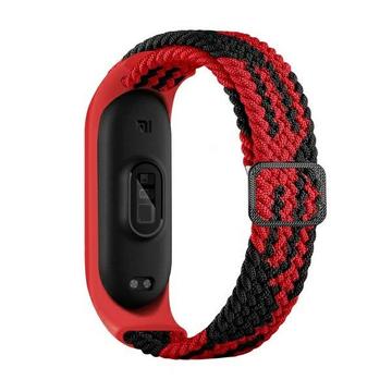 Xiaomi Smart Band 8/9 Beline Cinturino in nylon - Rosso / Nero