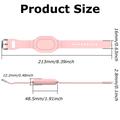 Cinturino protettivo in silicone per Xiaomi Tag - Rosa