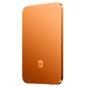 Power bank magnetico Xiaomi UltraThin da 5000mAh - 15W - Arancione