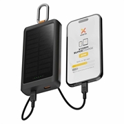 Xtorm Go2 Series Powerbank solare/torcia da 10000mAh - 20W, USB-C, USB-A - Nero