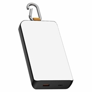 Xtorm Go2 Series Powerbank solare/torcia da 10000mAh - 20W, USB-C, USB-A - Nero