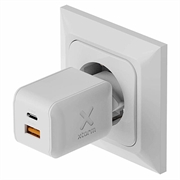Caricabatterie da parete Xtorm NextGen GaN3 Ultra da 70W - USB-C PD/USB-A - Bianco