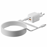 Caricabatterie da parete Xtorm NextGen GaN3 Ultra da 70W - USB-C PD/USB-A - Bianco