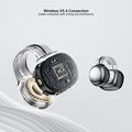 Auricolari wireless con clip Xundd W012 con controllo touch intelligente - Grigio
